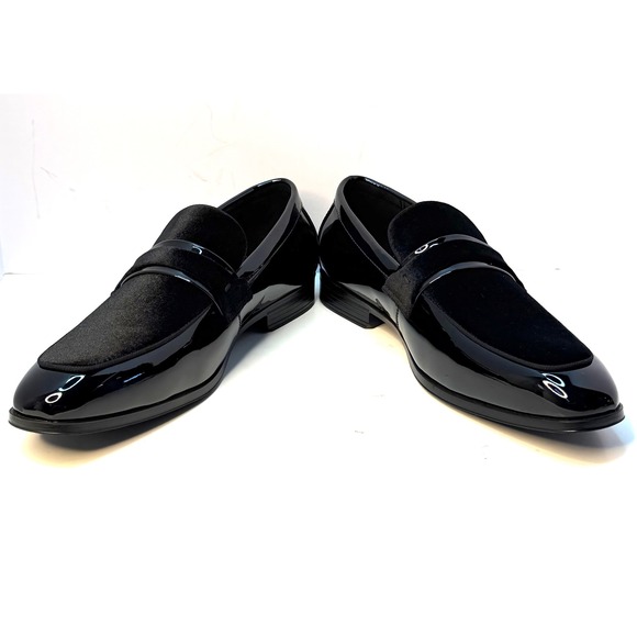 Stacy AdamsMen's Spratley Moc Toe Saddle Slip On Loafer Black Size 11W NWT/BOX - Picture 3 of 10